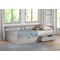 Alaterre Furniture Melody Twin to King Extendable Day Bed with Storage, Dove Gray AJME1080 - alternate 5